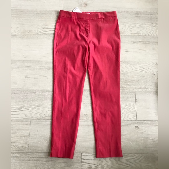 NWT Calvin Klein Coral Skinny Vented Hem Pants - Picture 12 of 16